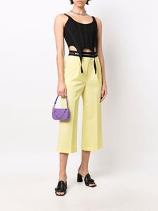 MSGM Cropped broek - Geel