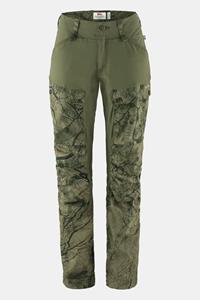 Fjällräven Keb Trousers W Reg Groen/Ass. Camouflage