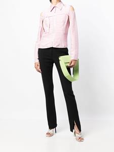 Jacquemus Geruite blouse - Roze