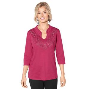 Your Look... for less! Dames Shirt met 3/4-mouw rood Größe