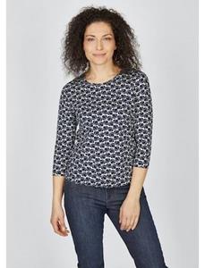 Rabe 3/4-Arm-Shirt, mit Allover-Muster