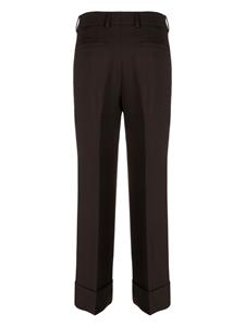 Incotex tailored cropped trousers - Bruin