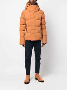 Dsquared2 funnel-neck hooded puffer jacket - Oranje