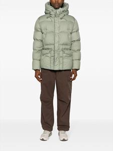 Ten C hooded padded jacket - Groen