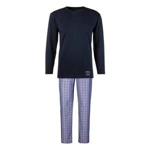 AUTHENTIC LE JOGGER Pyjama met geruite geweven broek (2-delig, 1 stuk)