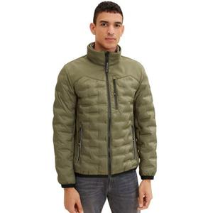 TOM TAILOR Anorak olive passform textil (1-St)