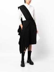 Yohji Yamamoto Asymmetrische jurk - Zwart