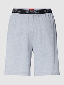HUGO Korte broek met elastische band met logo, model 'Unite Short'