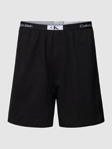 Calvin Klein Underwear Korte pyjamabroek met logostitching