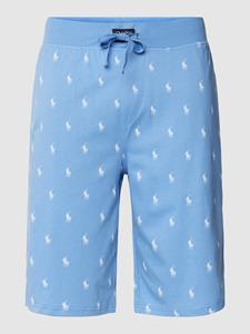 Polo Ralph Lauren Underwear Slim fit sweatshorts met all-over print, model 'LIQUID'