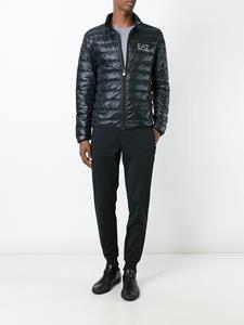 Ea7 Emporio Armani zip up jacket - Zwart