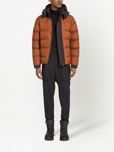 Zegna Gewatteerd donsjack - Bruin