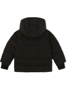 Dolce & Gabbana Kids Gewatteerde jas - Zwart