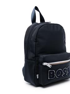 BOSS Kidswear Rugzak met logoprint - Blauw