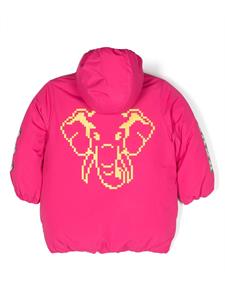 Kenzo Kids Donsjack met patroon - Roze