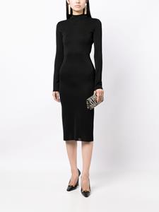 TOM FORD Midi-jurk met lange mouwen - Zwart