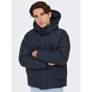 ONLY & SONS Steppjacke "ONSCARL LIFE QUILTED JACKET NOOS OTW", mit Kapuze