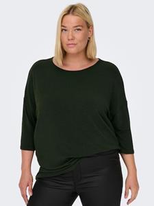 ONLY CARMAKOMA 3/4-Arm-Shirt "CARLAMOUR 3/4 TOP JRS NOOS"