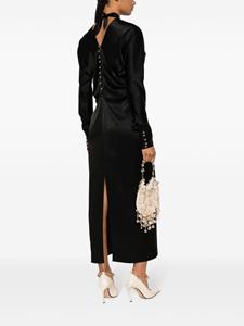 Lanvin Gedrapeerde jurk - Zwart