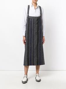 Yohji Yamamoto Pre-Owned vastgebonden lange jurk - Grijs