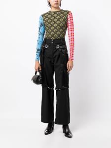 Chopova Lowena Cropped broek - Zwart