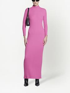 Balenciaga Jurk met col - Roze