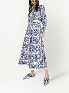 Dolce & Gabbana Cropped culotte - Blauw