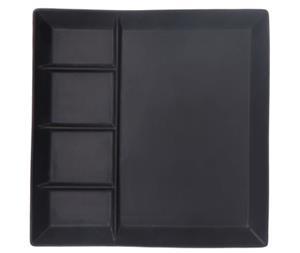 Fonduebord 24,5 x 24,5 cm zwart