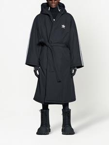Balenciaga x adidas badjas met geborduurd logo - Zwart