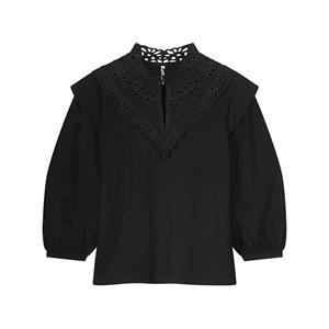Summum Jersey top 3/4 sleeve jersey and embroidery
