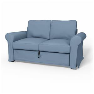 Bemz IKEA - Hoes voor 2-zitsslaapbank Backabro, Dusty Blue, Katoen