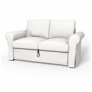 Bemz IKEA - Hoes voor 2-zitsslaapbank Backabro, Soft White, Linnen
