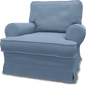 Bemz IKEA - Hoes voor fauteuil Barkaby (standaard model), Dusty Blue, Katoen