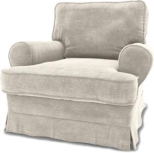 Bemz IKEA - Hoes voor fauteuil Barkaby (standaard model), Natural White, Fluweel