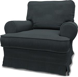 Bemz IKEA - Hoes voor fauteuil Barkaby (standaard model), Graphite Grey, Linnen