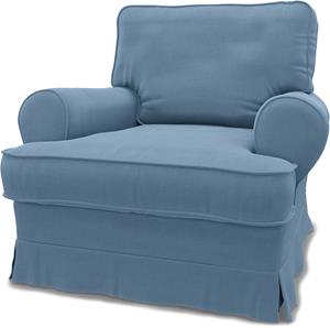 Bemz IKEA - Hoes voor fauteuil Barkaby (standaard model), Vintage Blue, Linnen