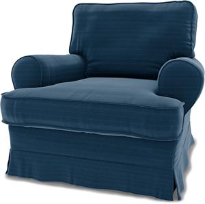 Bemz IKEA - Hoes voor fauteuil Barkaby (klein model), Denim Blue, Moody Seventies Collection