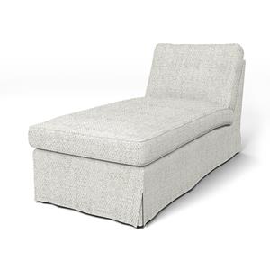 Bemz IKEA - Hoes voor chaise longue Ektorp, Ivory, BOUCLÉ EN TEXTUUR