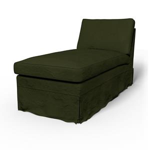 Bemz IKEA - Hoes voor chaise longue Ektorp, Moss, Fluweel