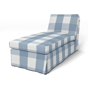 Bemz IKEA - Hoes voor chaise longue Ektorp, Sky Blue, Linnen