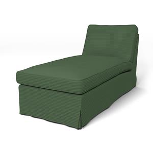 Bemz IKEA - Hoes voor chaise longue Ektorp, Palm Green, Corduroy