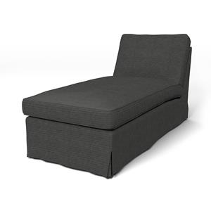 Bemz IKEA - Hoes voor chaise longue Ektorp, Licorice, Corduroy