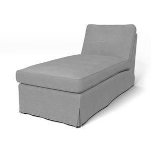Bemz IKEA - Hoes voor chaise longue Ektorp, Graphite, Linnen