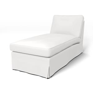 Bemz IKEA - Hoes voor chaise longue Ektorp, Absolute White, Katoen