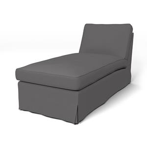 Bemz IKEA - Hoes voor chaise longue Ektorp, Smoked Pearl, Katoen