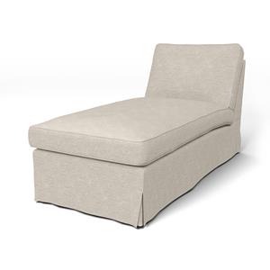 Bemz IKEA - Hoes voor chaise longue Ektorp, Natural White, Fluweel