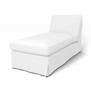 Bemz IKEA - Hoes voor chaise longue Ektorp, Absolute White, Linnen