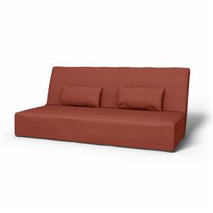Bemz IKEA - Hoes voor slaapbank Beddinge, Terracotta, Linnen