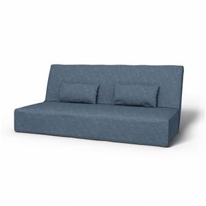 Bemz IKEA - Hoes voor slaapbank Beddinge, Mineral Blue, Fluweel
