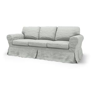 Bemz IKEA - Hoes voor 3-zitsslaapbank Ektorp, Silver Grey, Linnen